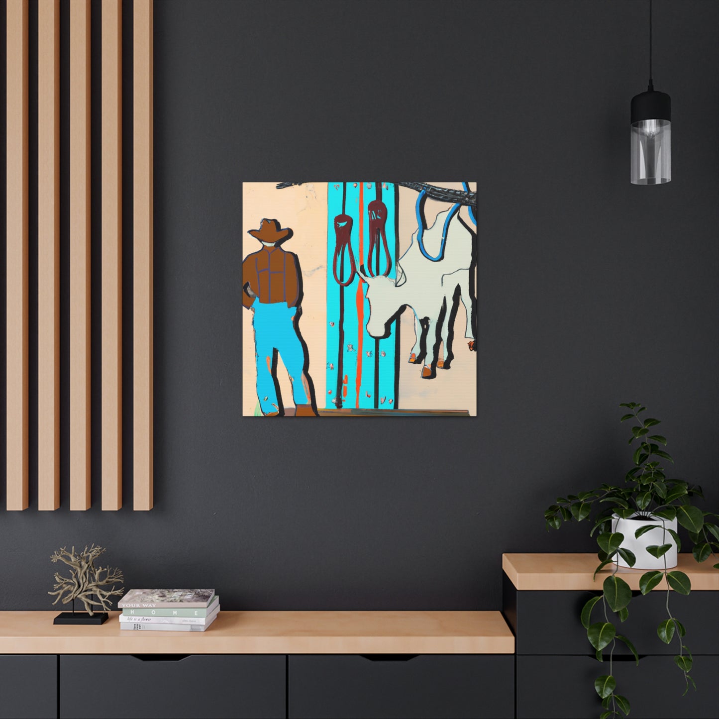 Hitching Post Majesty - Canvas