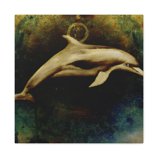 Dolphins at Playtime - Canvas