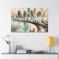 "Miami's Vibrant Coastal Flair" - Canvas