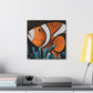 "Funny Clownfish Artwork." - Canvas