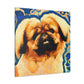 Pekingese Poised Elegance - Canvas