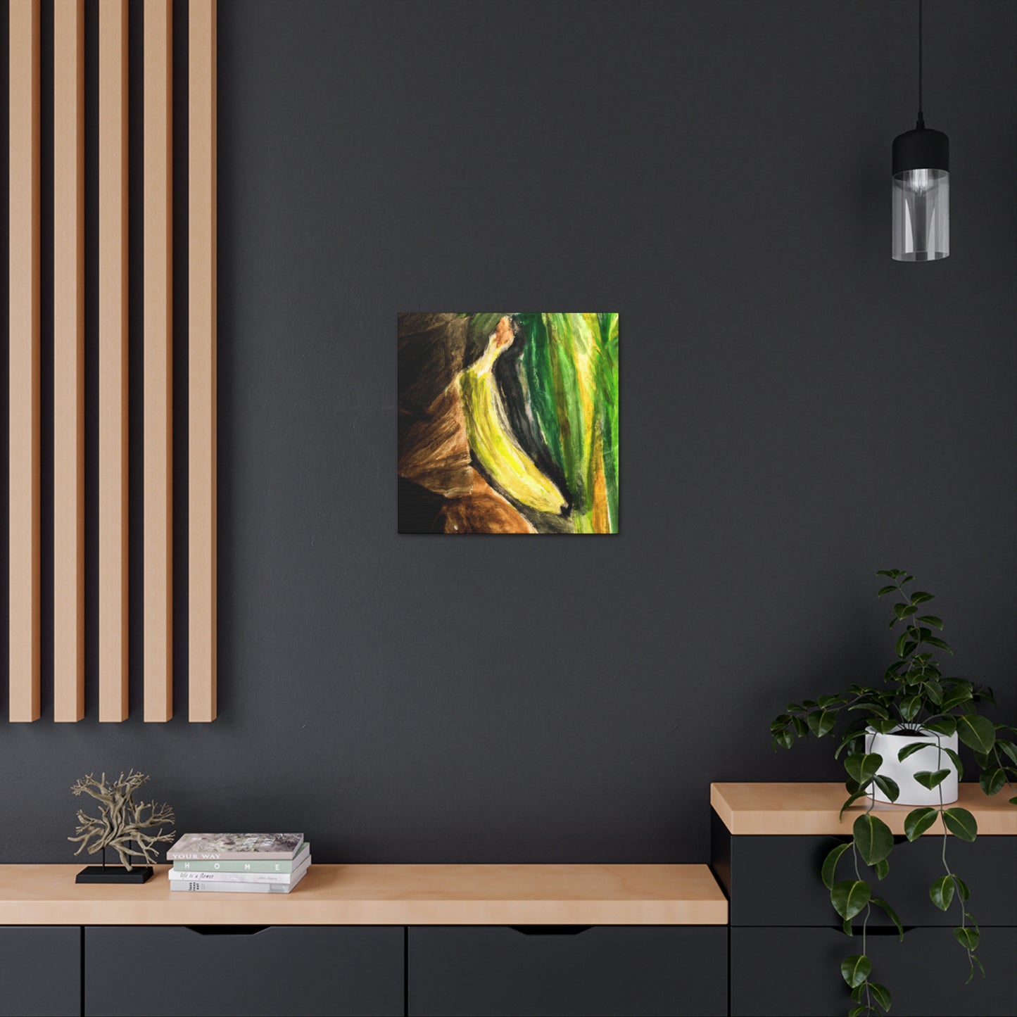 Bananna Garden Delight. - Canvas