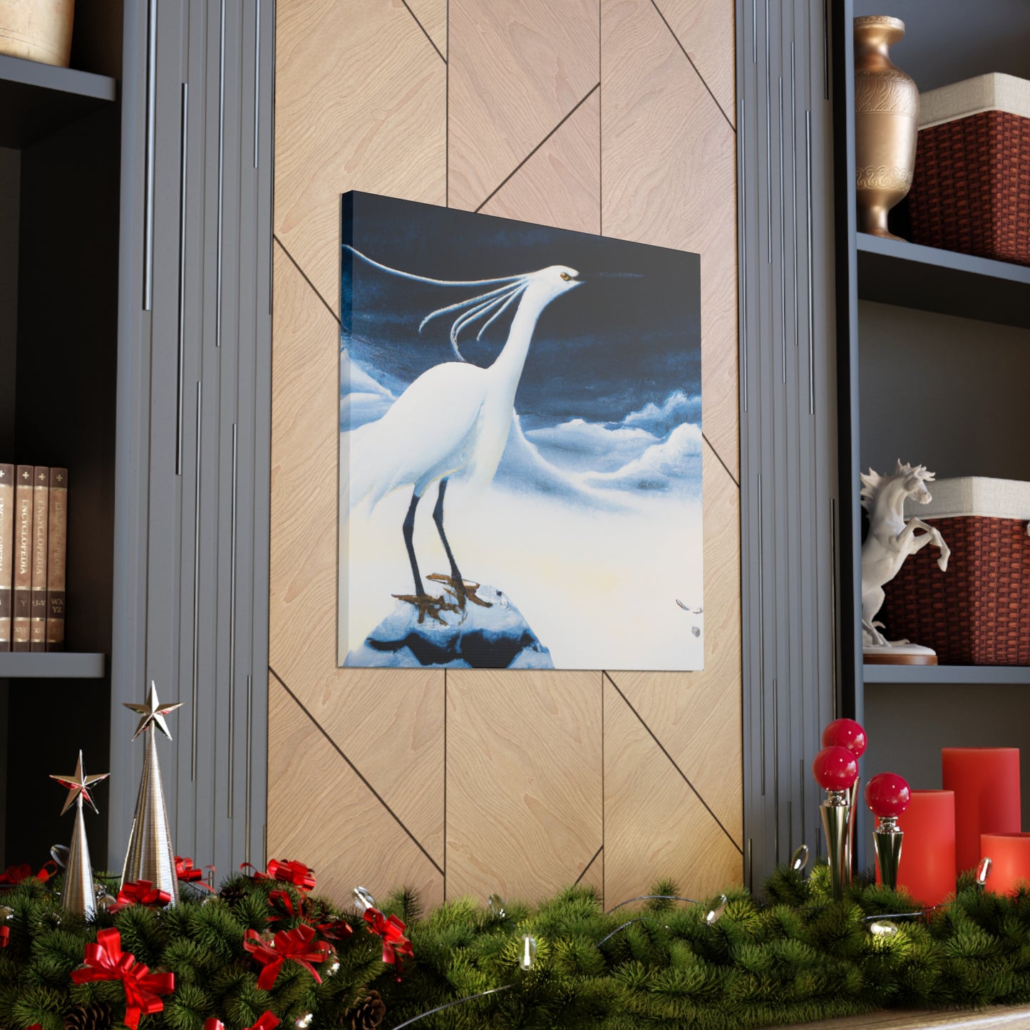 Snowy Egret Splendor - Canvas