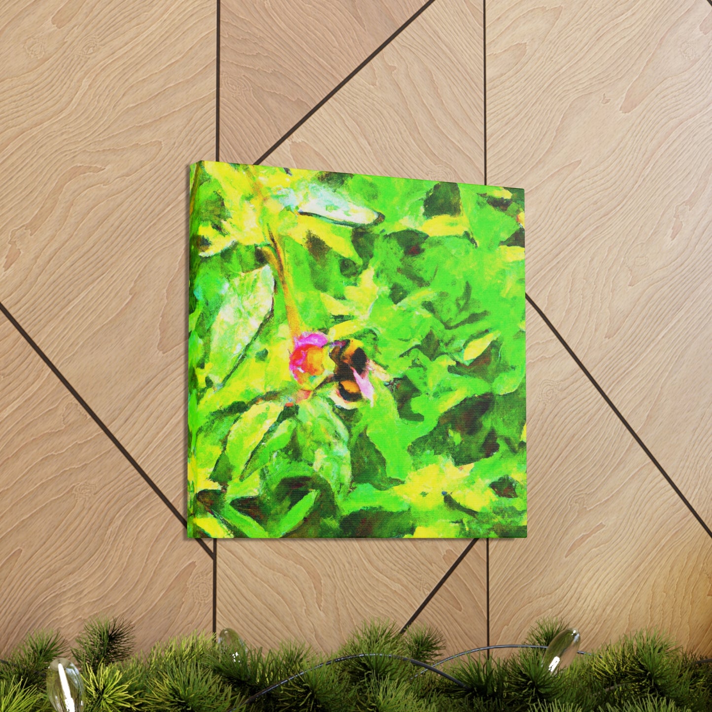 Bumblebee In Impressionism - Canvas