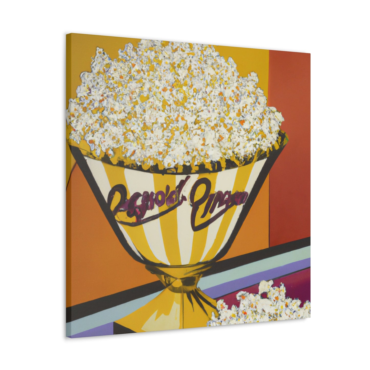 "Popcorn Art Deco Dream" - Canvas