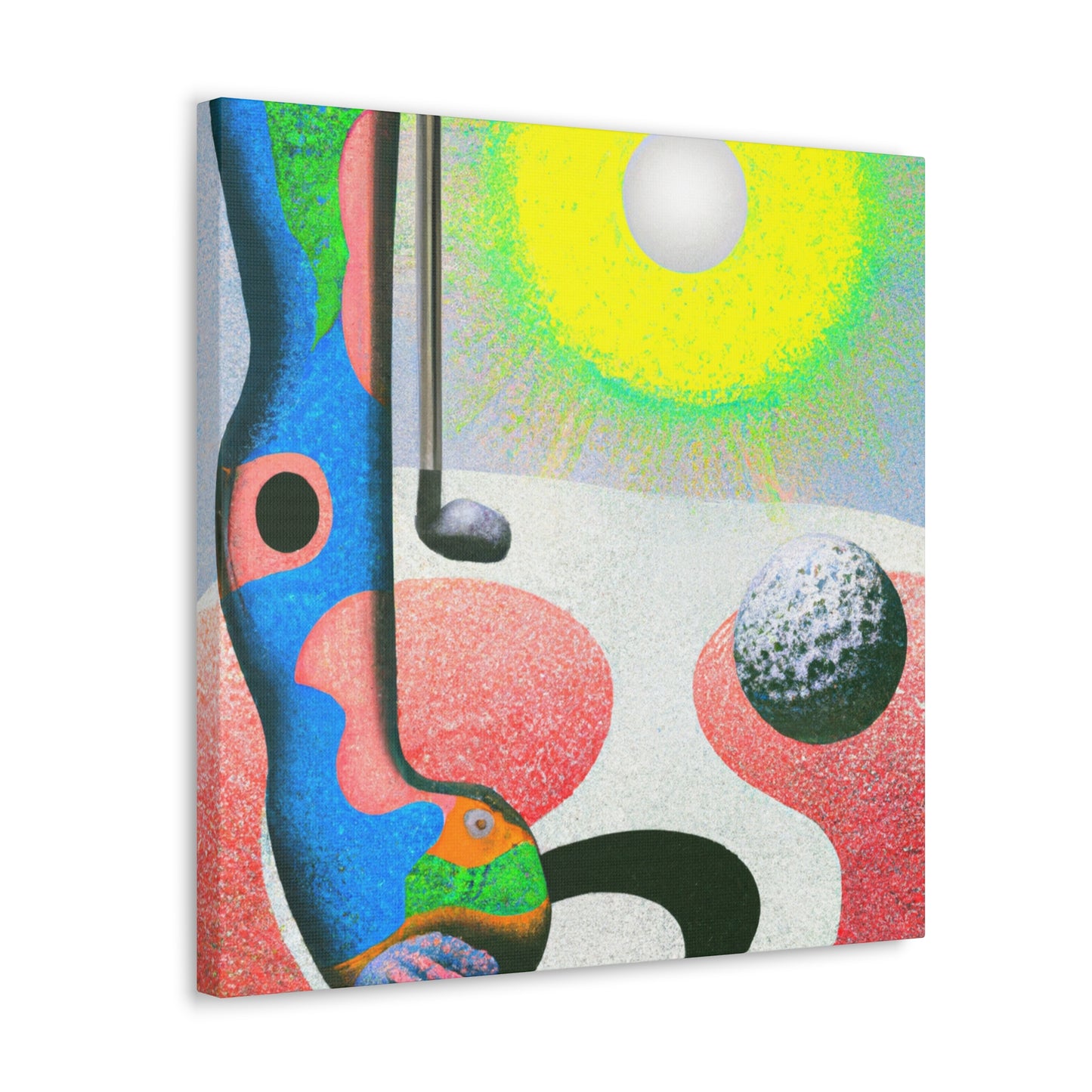 Golfers in Dreamscape - Canvas