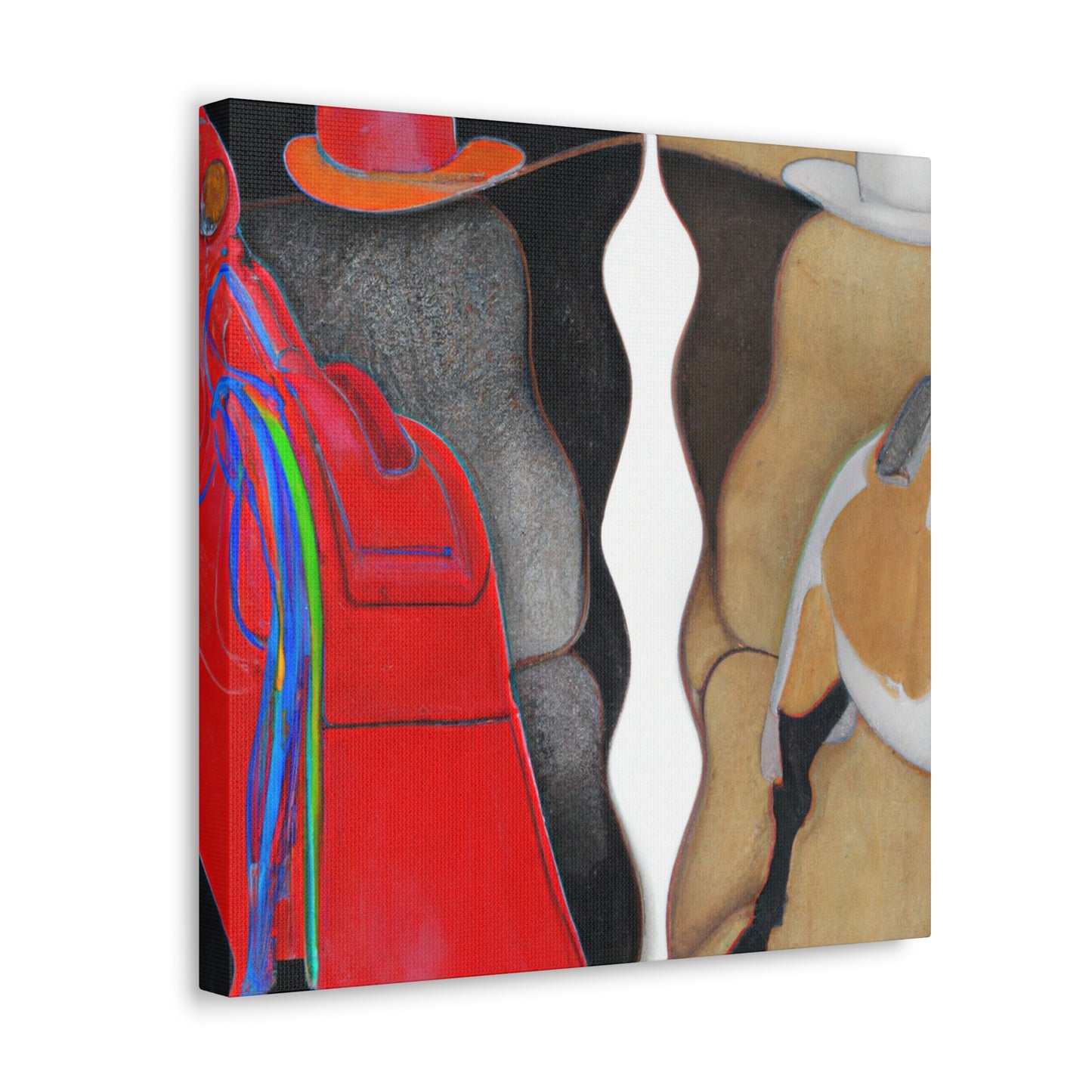 "Saddle Bags Memory Lane" - Canvas