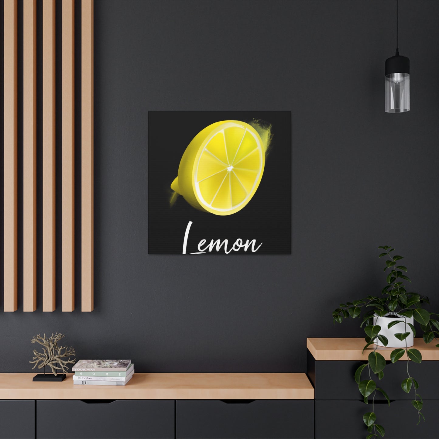 Lemon Zest Radiance - Canvas