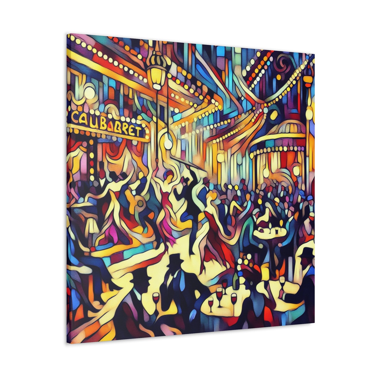 Vibrant Cabaret Extravaganza - Canvas