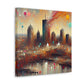 "Emerald City Sunrise" - Canvas