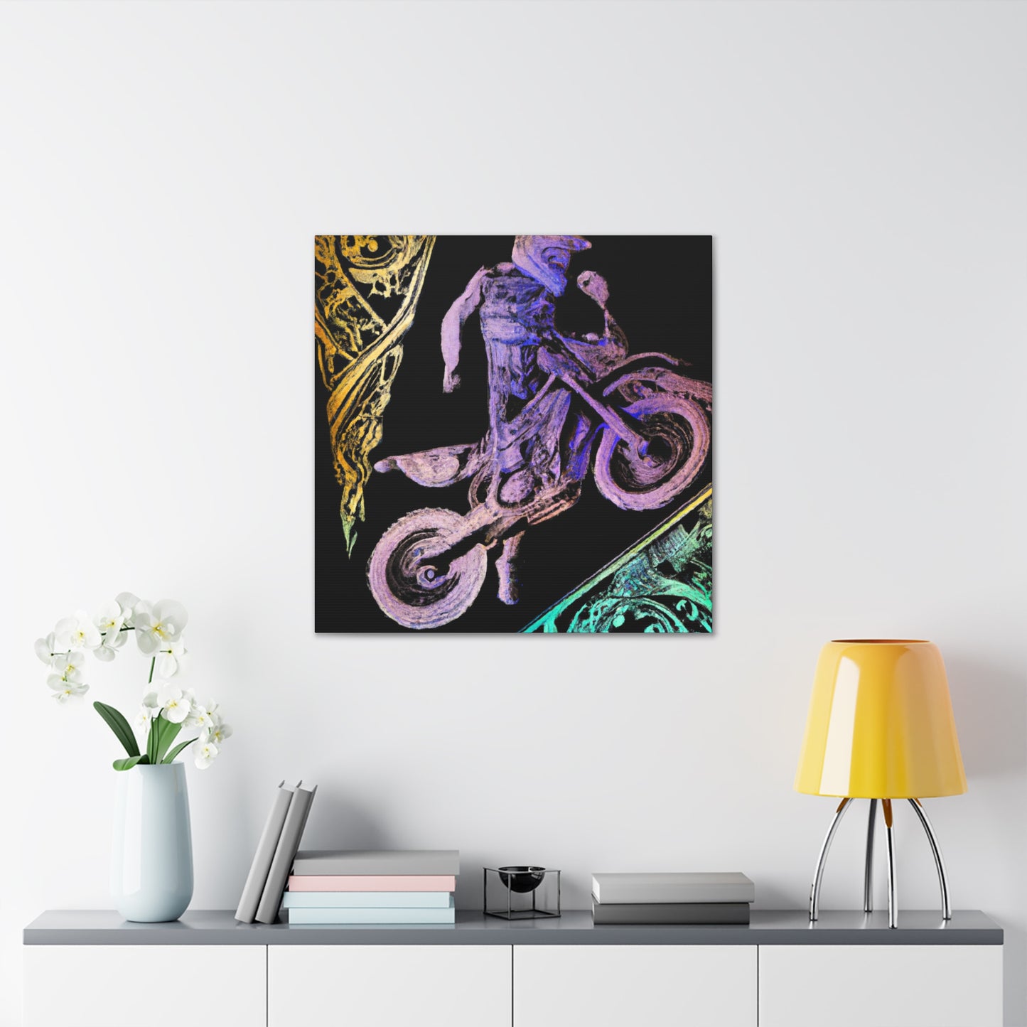 "Motocross inSplendor" - Canvas