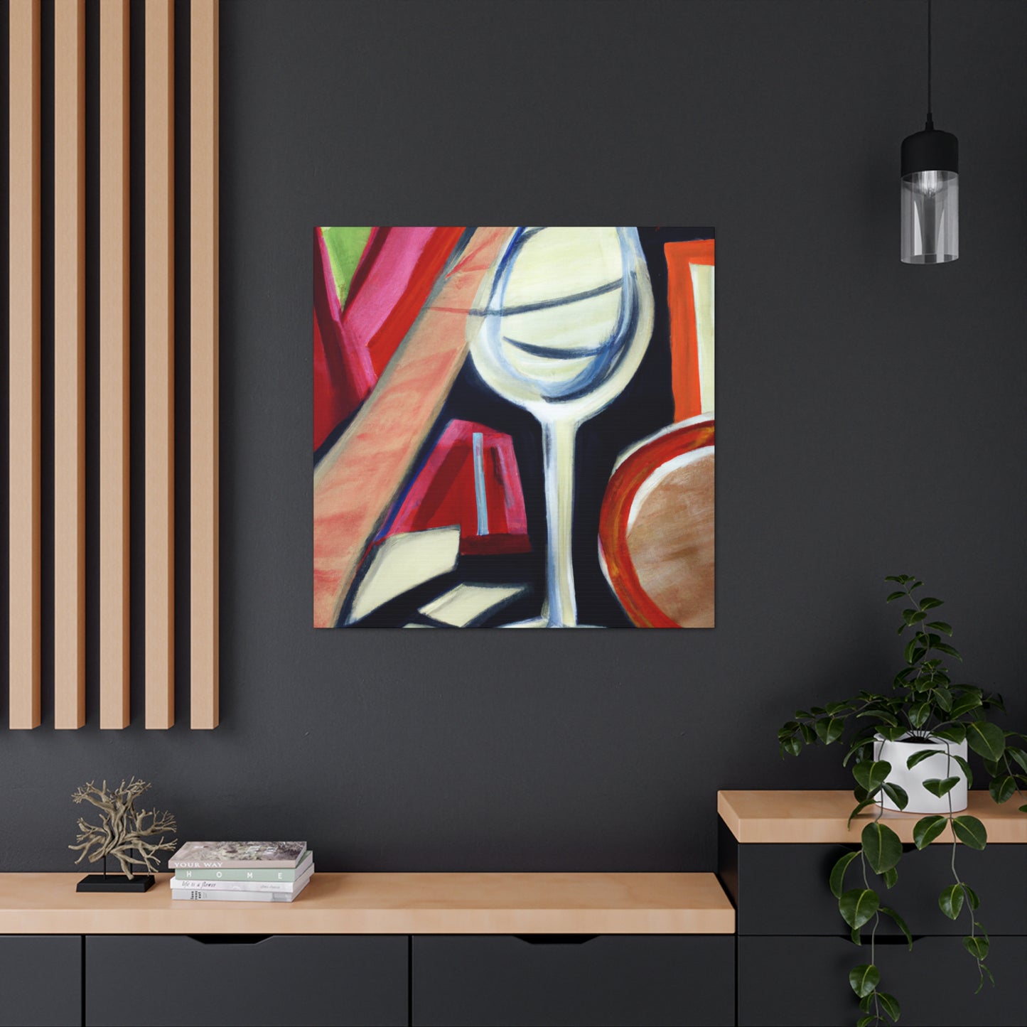 "Glow of the Wineglass" - Canvas