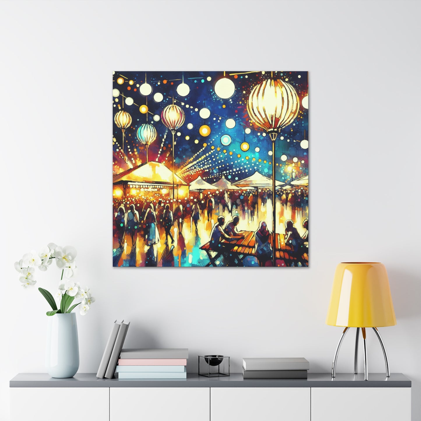 "Celebration of City" - Canvas