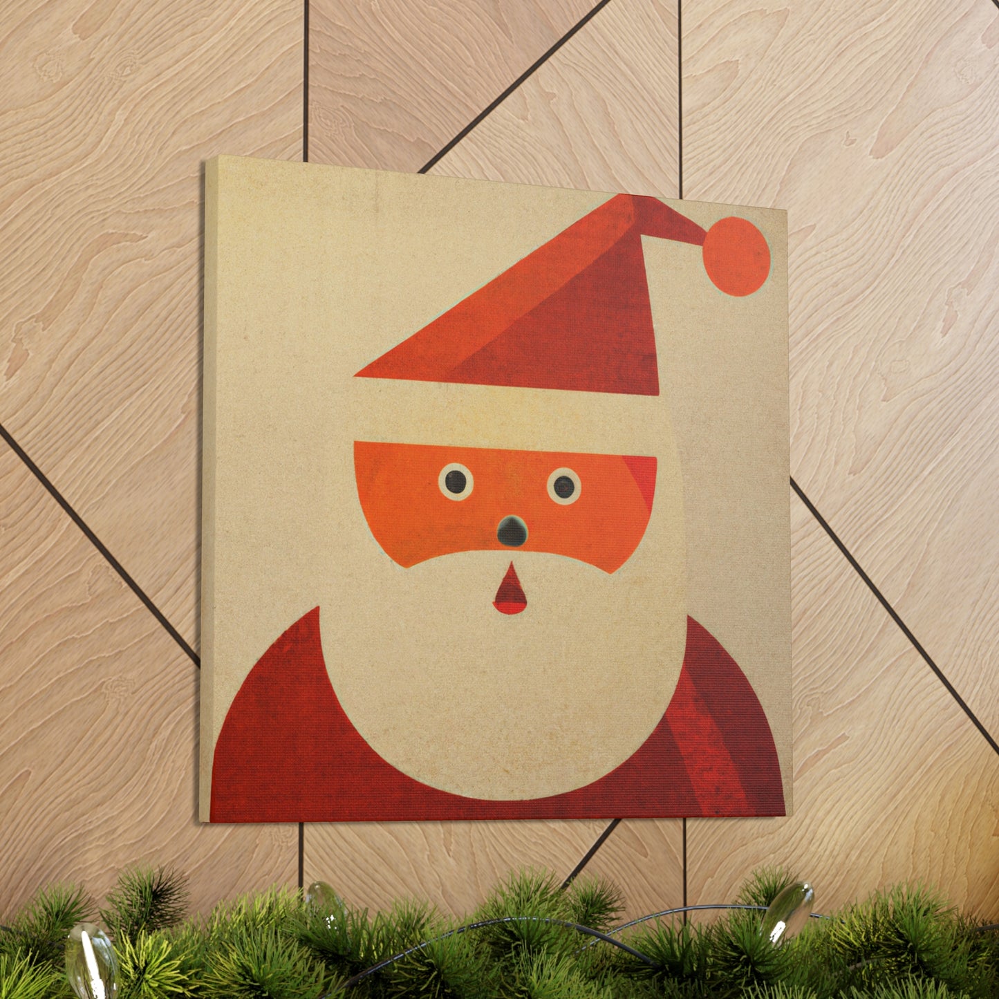 Santa in Art Deco - Canvas