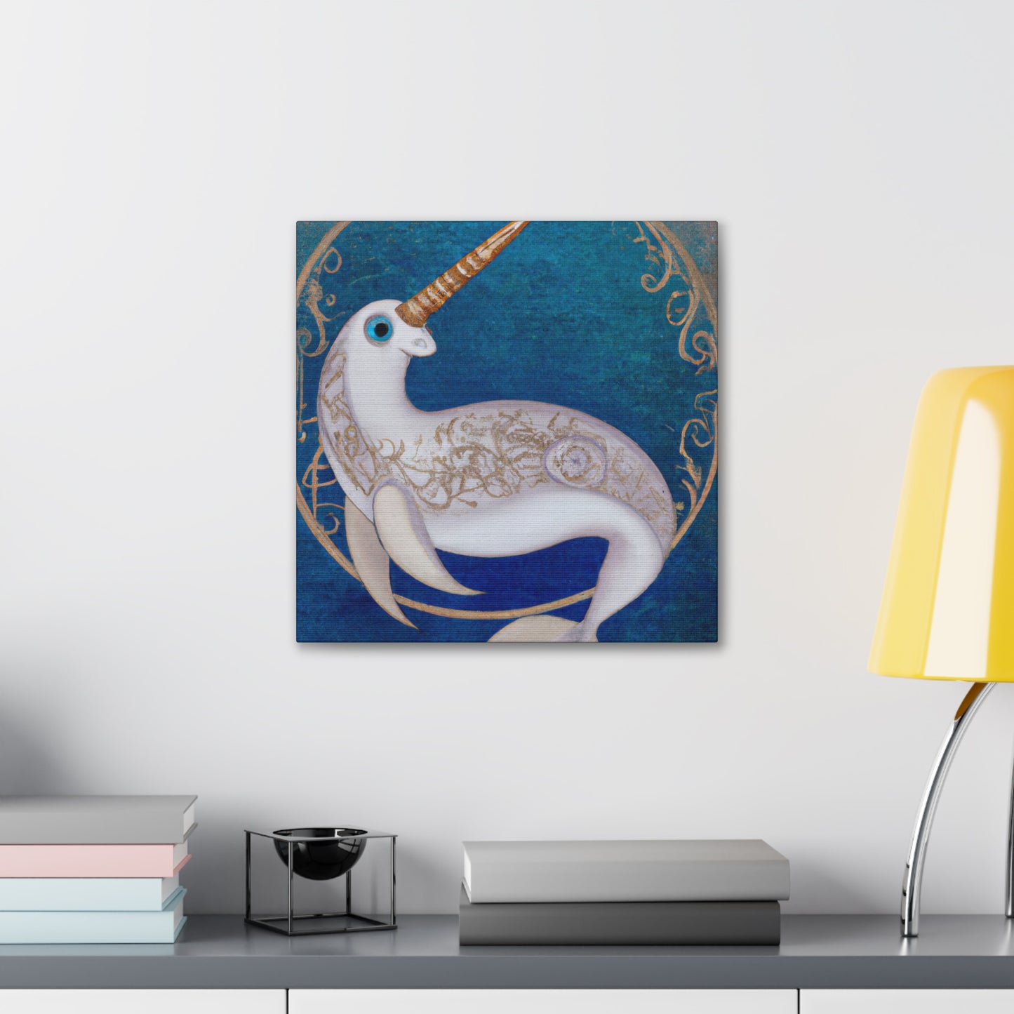 "The Majestic Narwhal" - Canvas