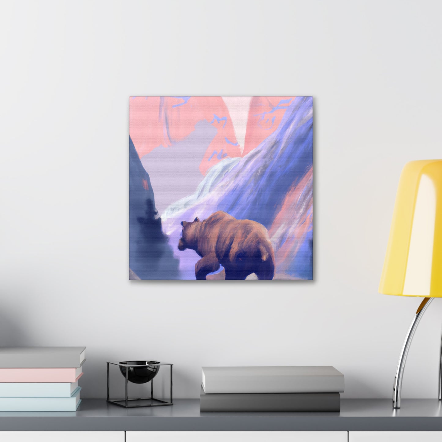 Brown Bear in Nature - Canvas