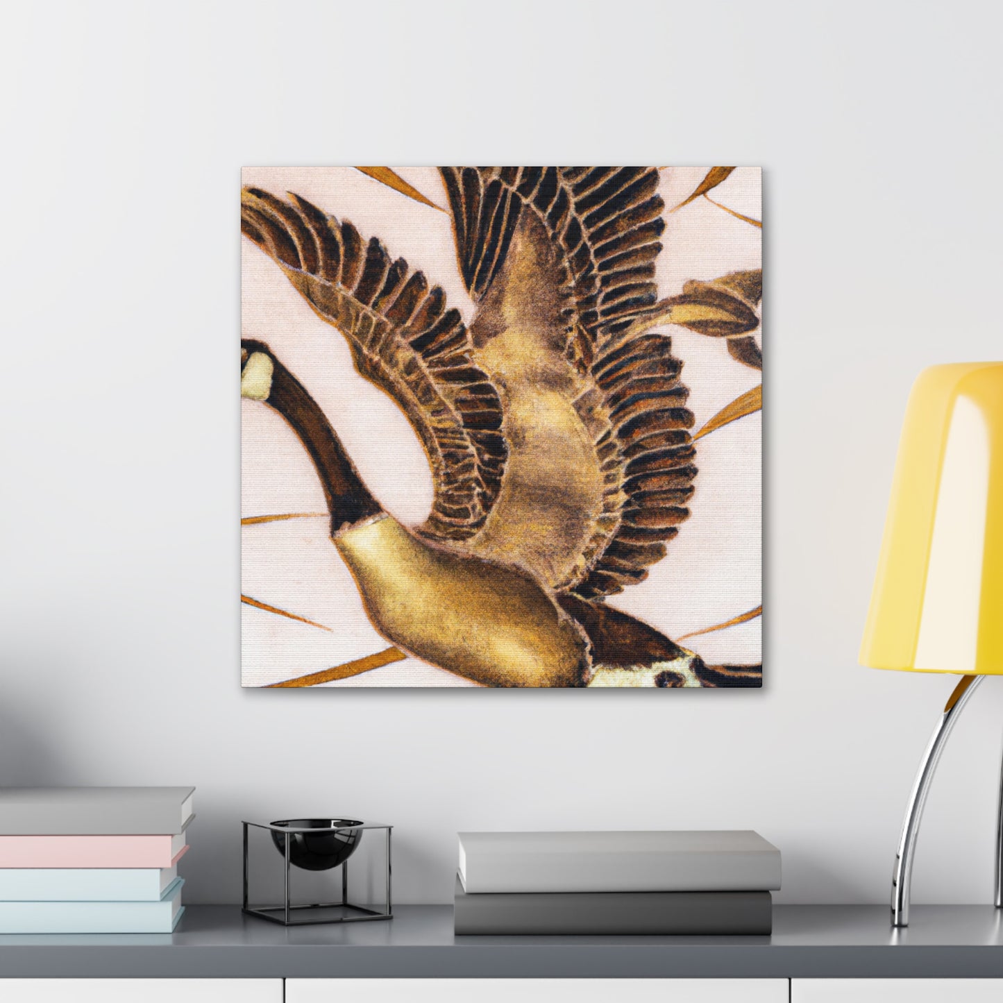 "Canada Goose in Flight" - Canvas