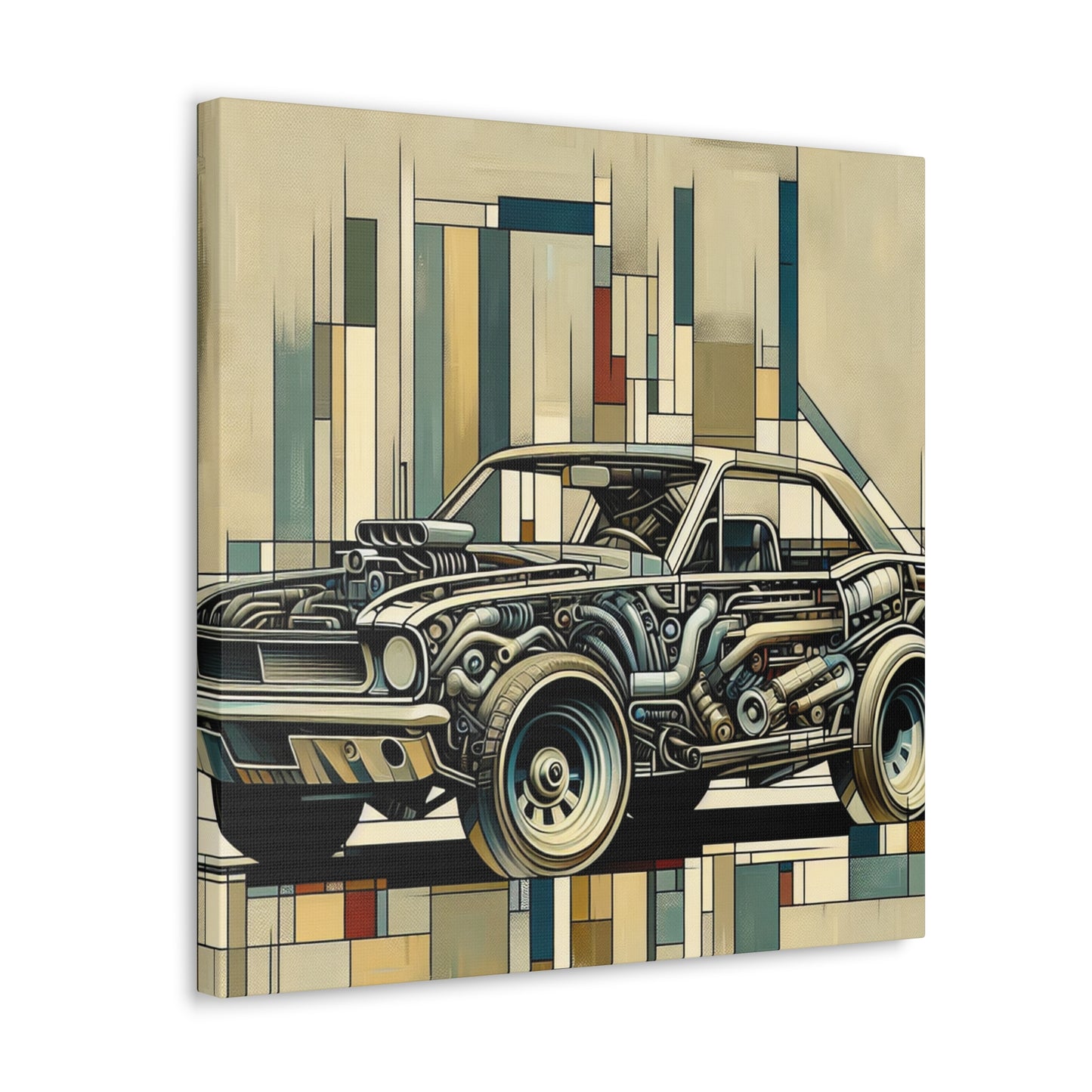 Revving Visions Unleashed - Canvas