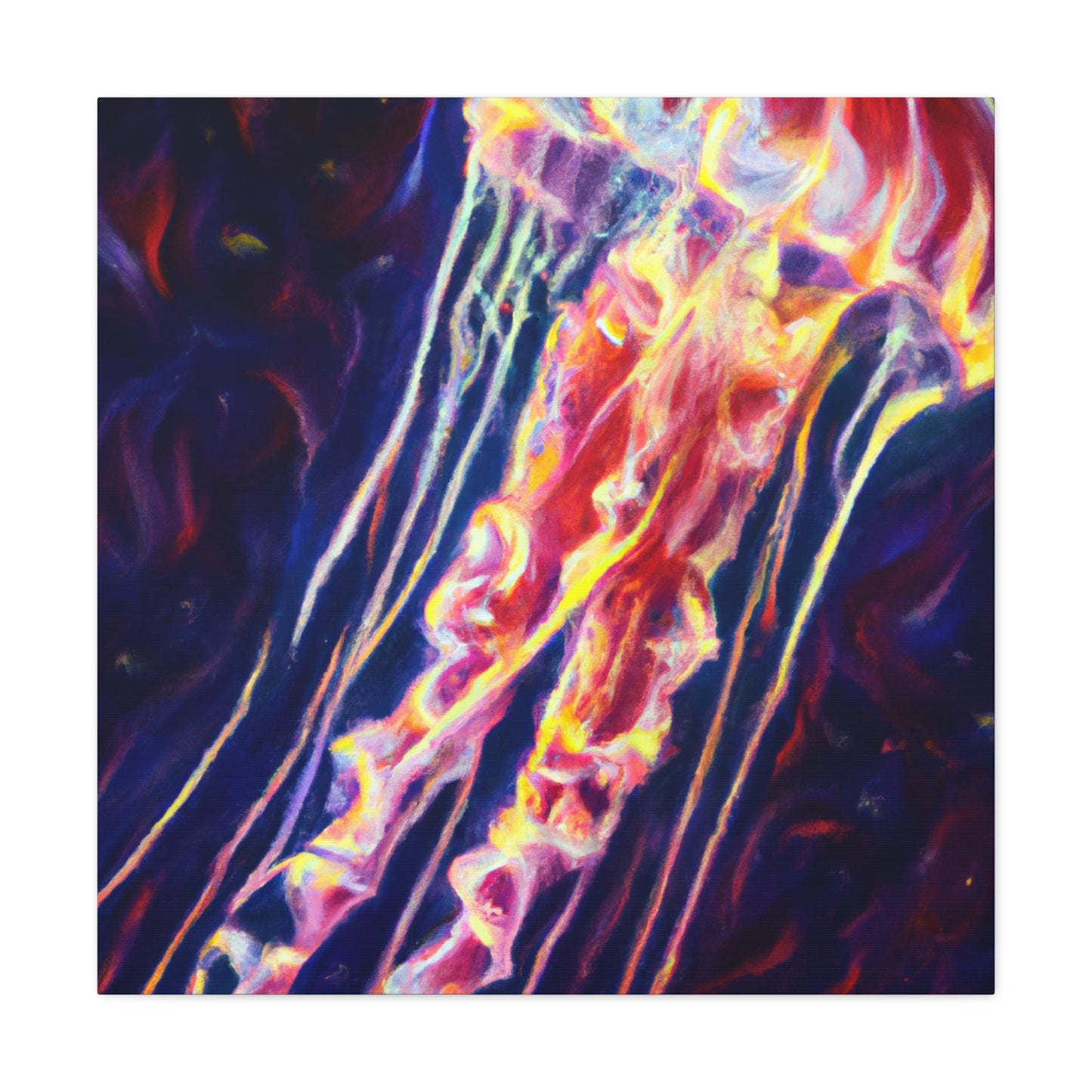 Jellyfish in Dreamland - Canvas