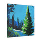 Pine Tree in Spring - Canvas