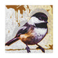 "Chickadee Enchantment Aglow" - Canvas