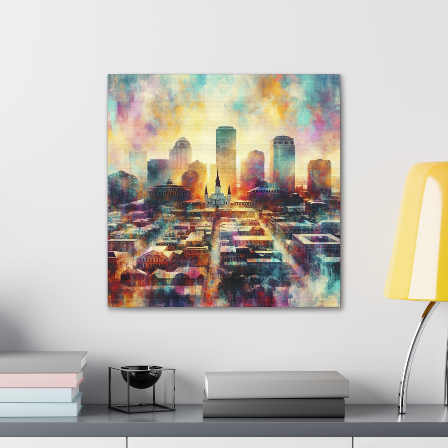 "Vibrant Crescent City" - Canvas