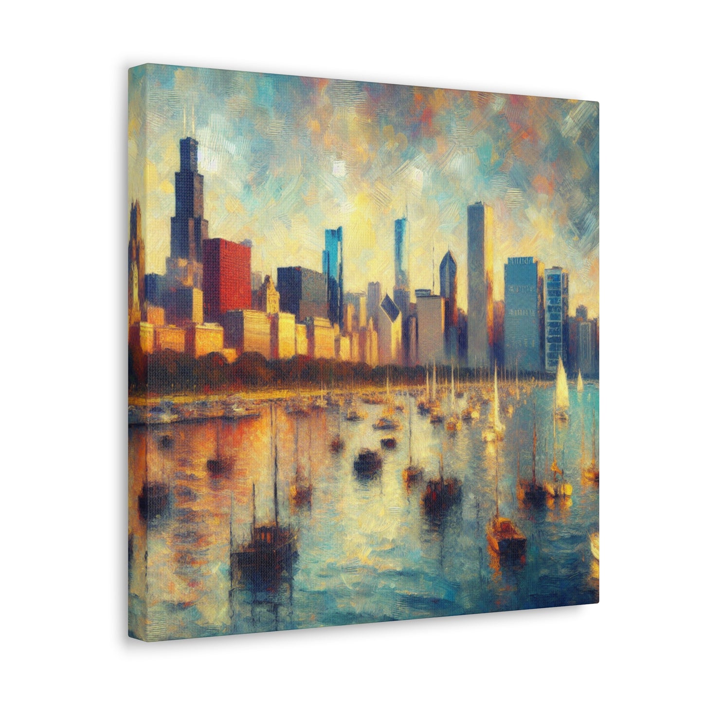 "Cityscape of Hope" - Canvas