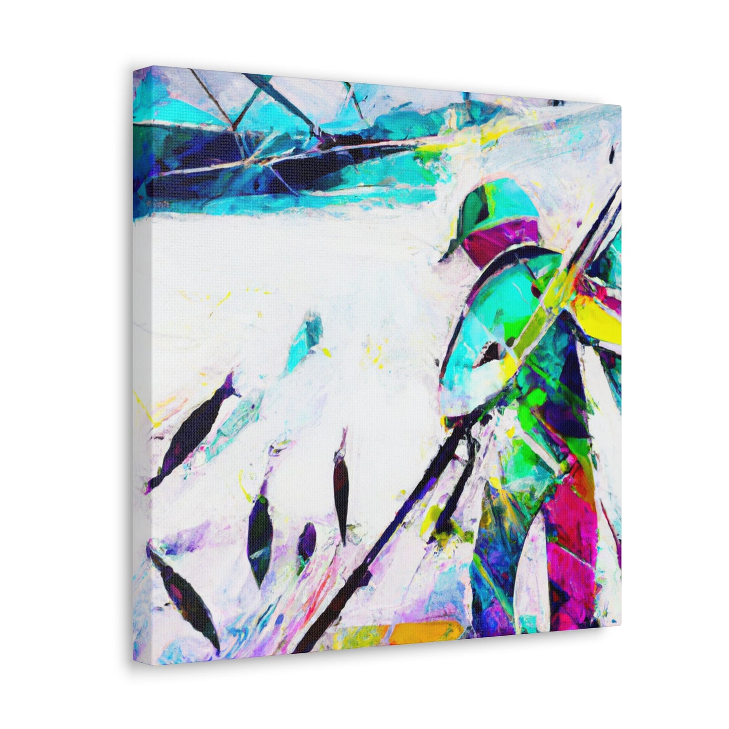 Fishing in Abstraction - Canvas