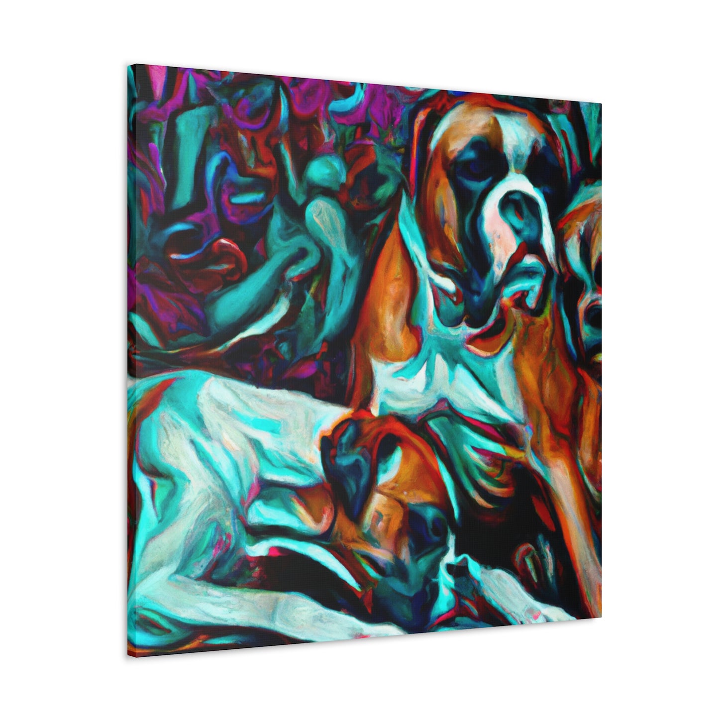 "Boxer at Twilight Dream" - Canvas