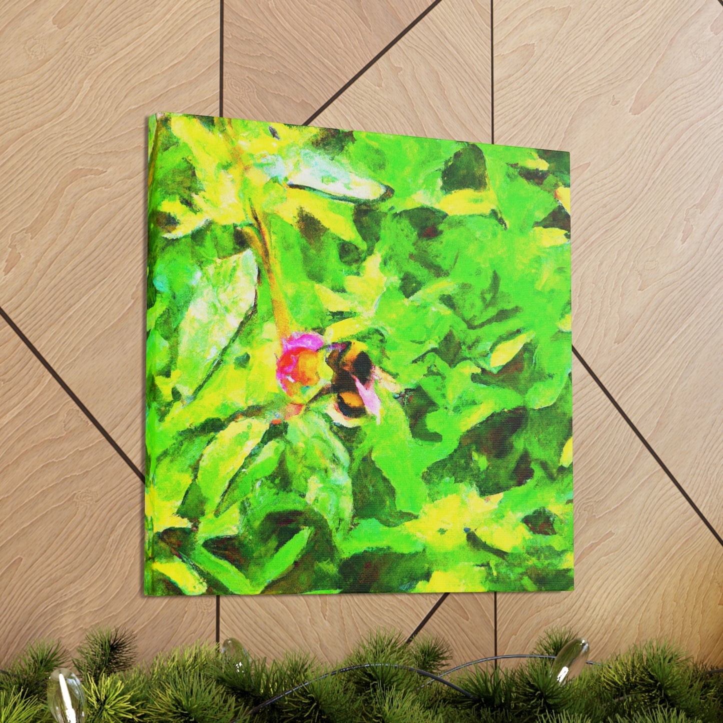 Bumblebee In Impressionism - Canvas