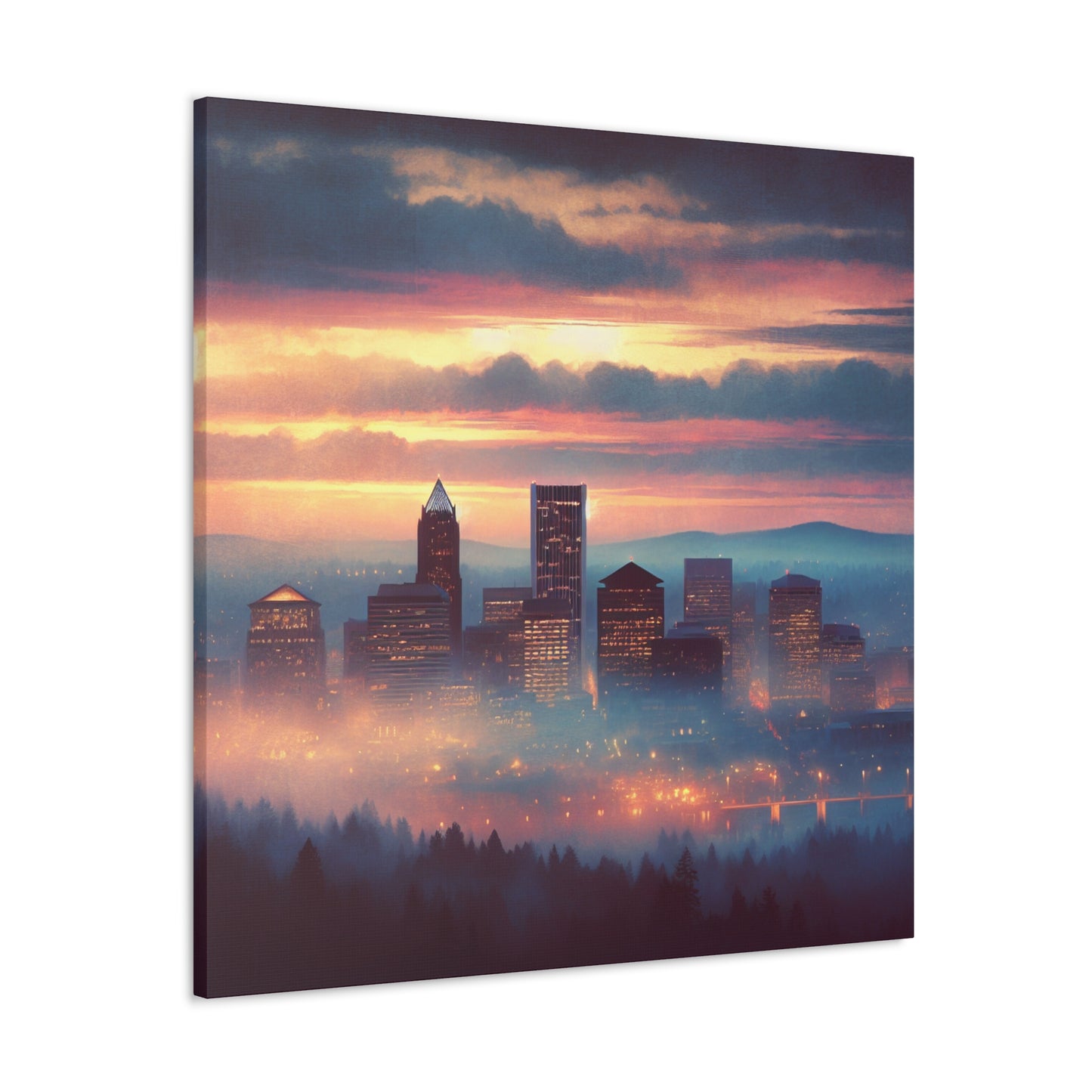 "Urban Mastery Unveiled" - Canvas