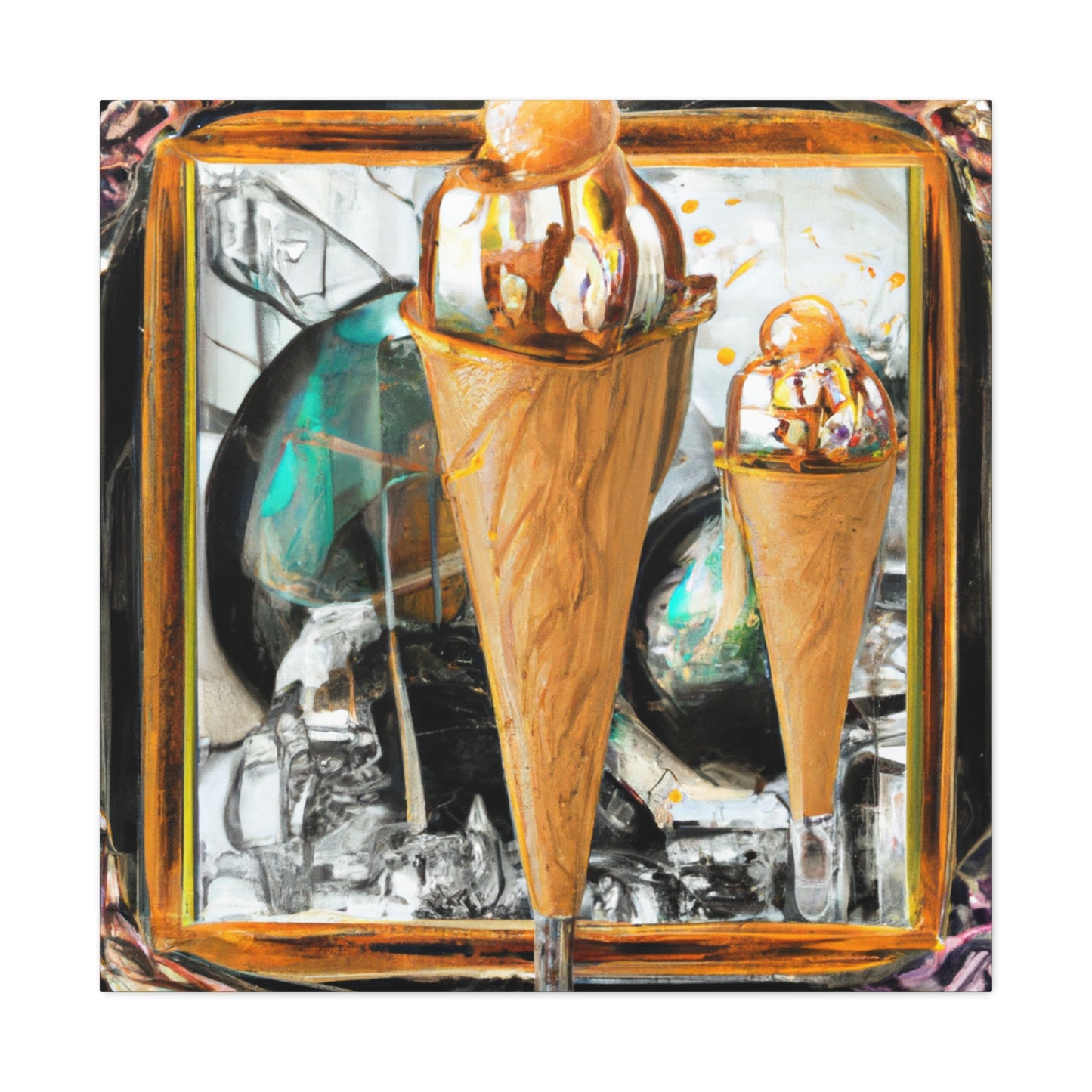 "Steampunk Sweet Cream Dream" - Canvas