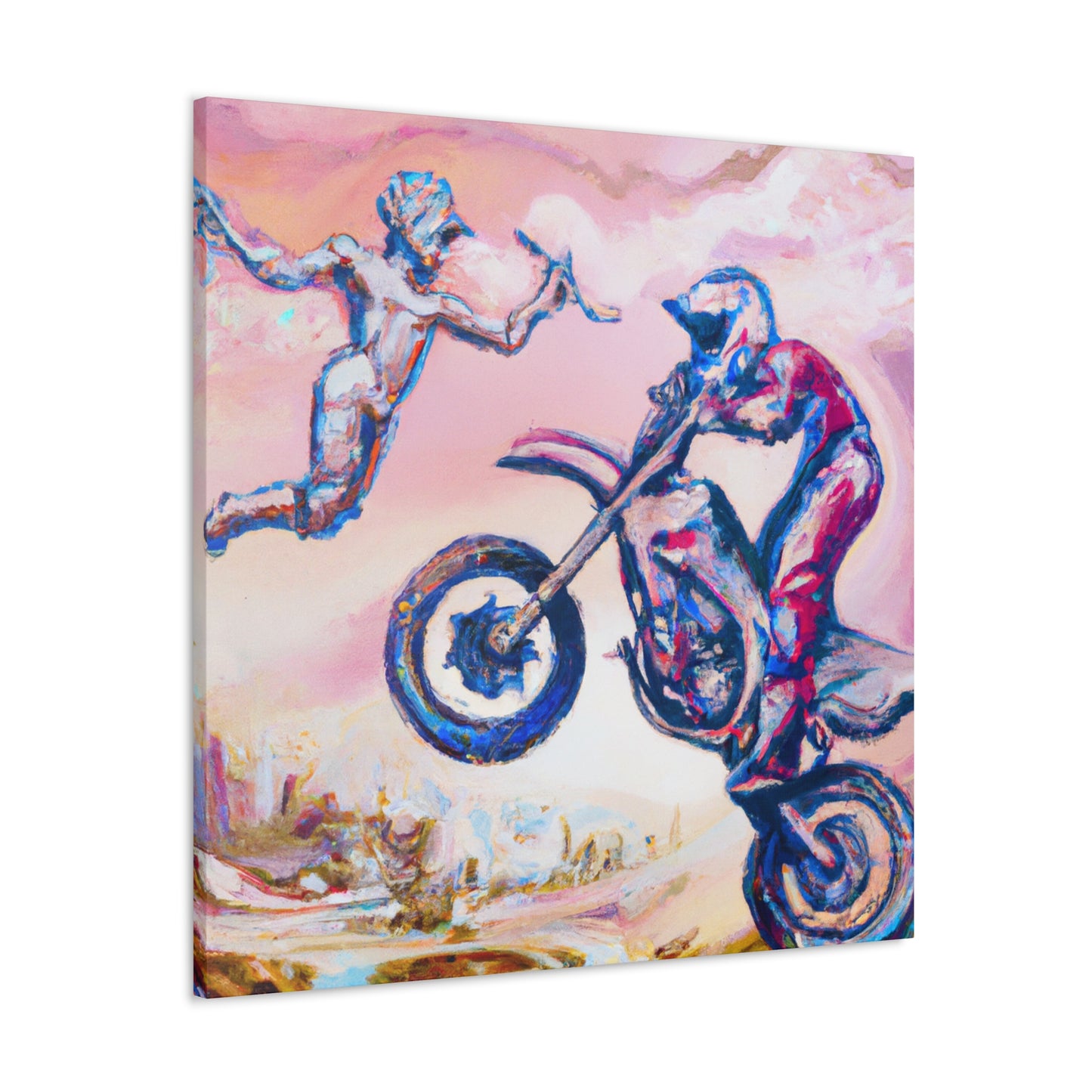 Moto Cross Majesty. - Canvas