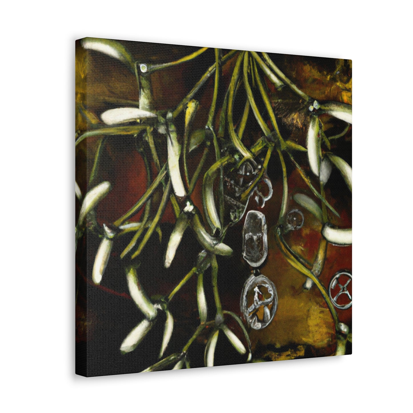 Mistletoe in Steampunk - Canvas