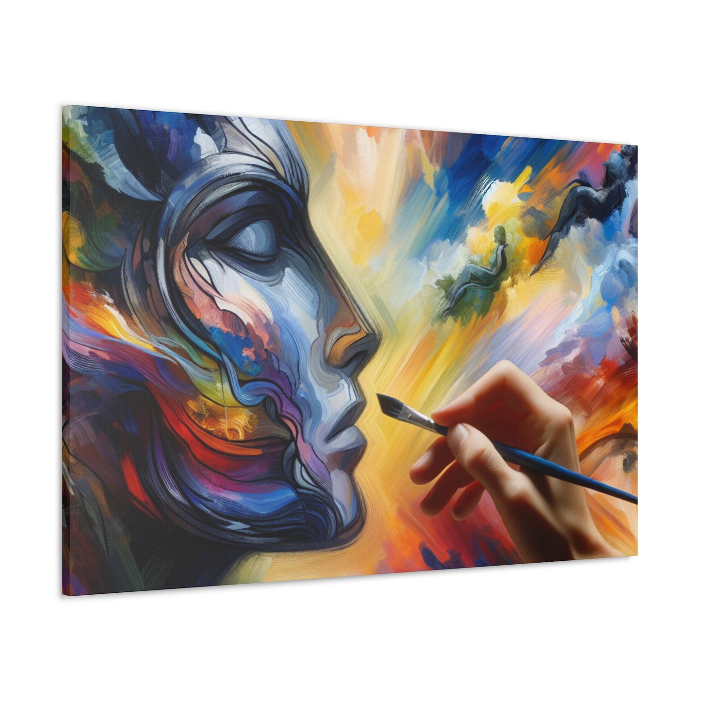 Euphoric Whispers Unleashed - Canvas