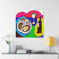 Dinner Table Delight - Canvas