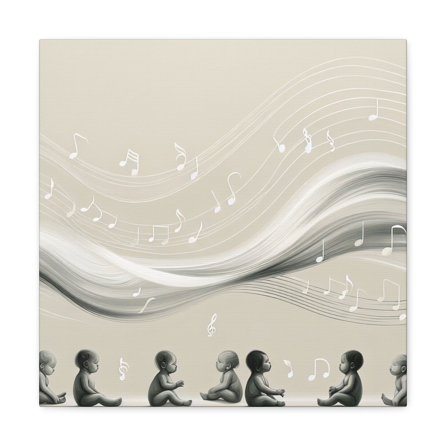 Whispering Melodies in Motion - Canvas