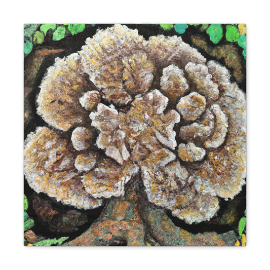 Maitake in Moonlight. - Canvas