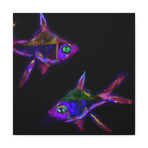 Neon Tetras Dreaming - Canvas