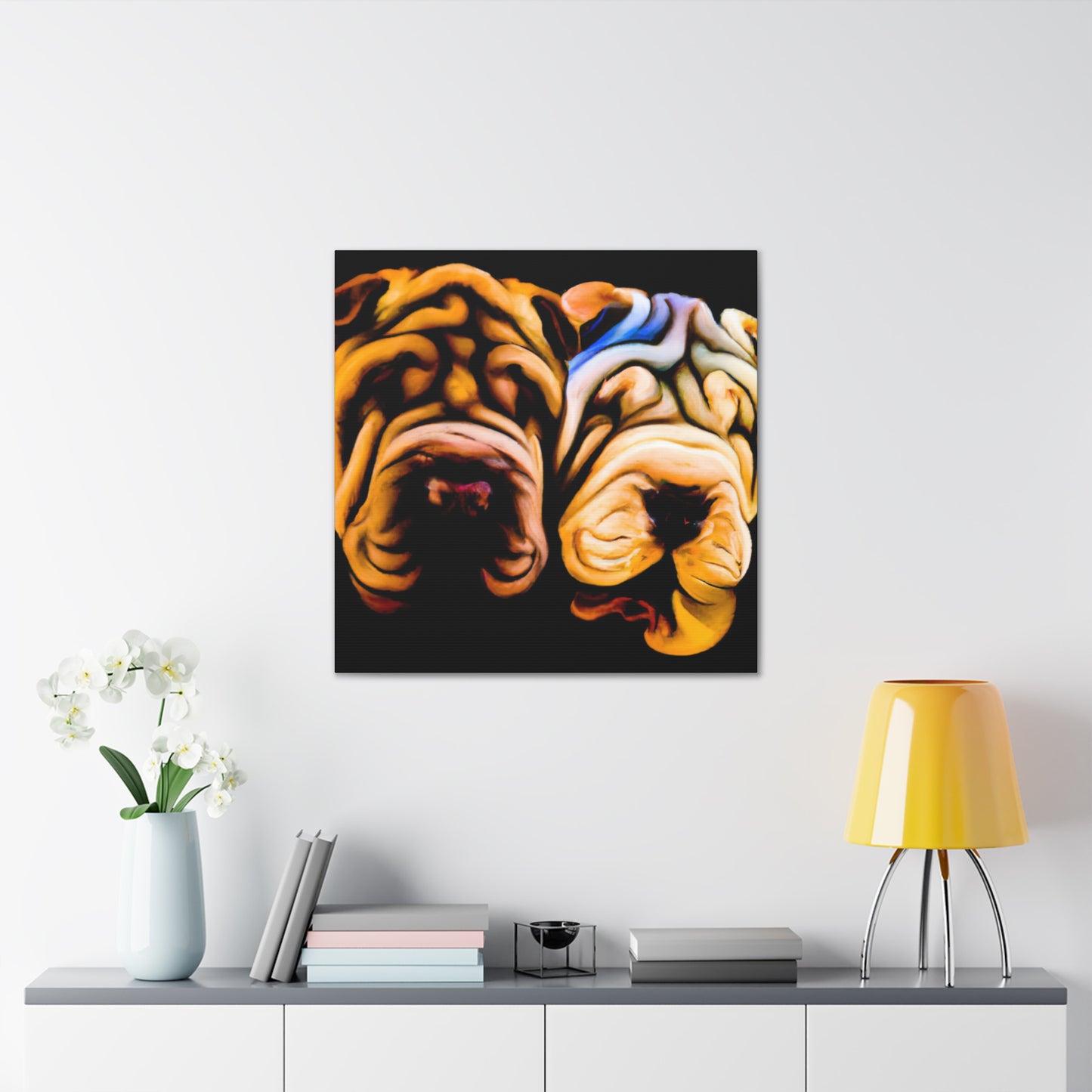 Shar Pei Serenade - Canvas