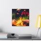 Campfire Embers Glowing - Canvas