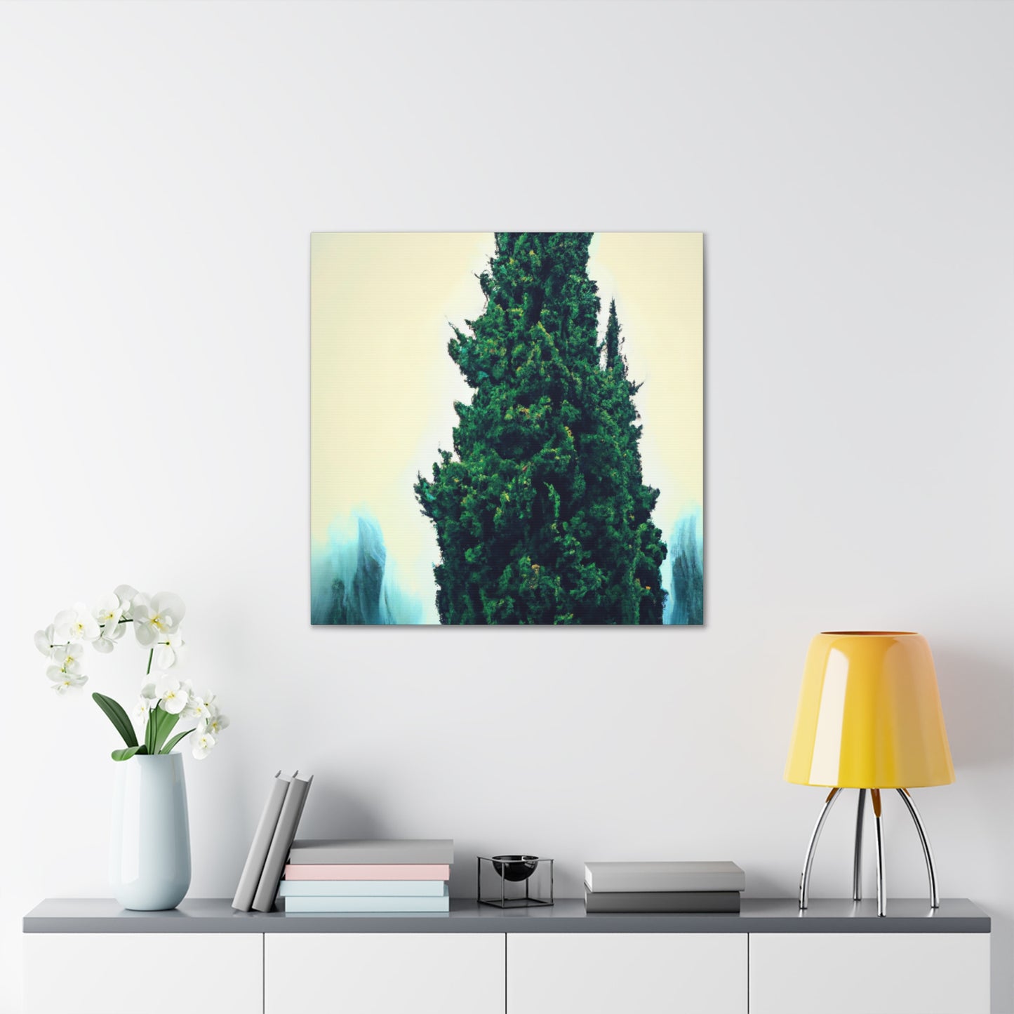 Cypress in Moonlight Shine - Canvas