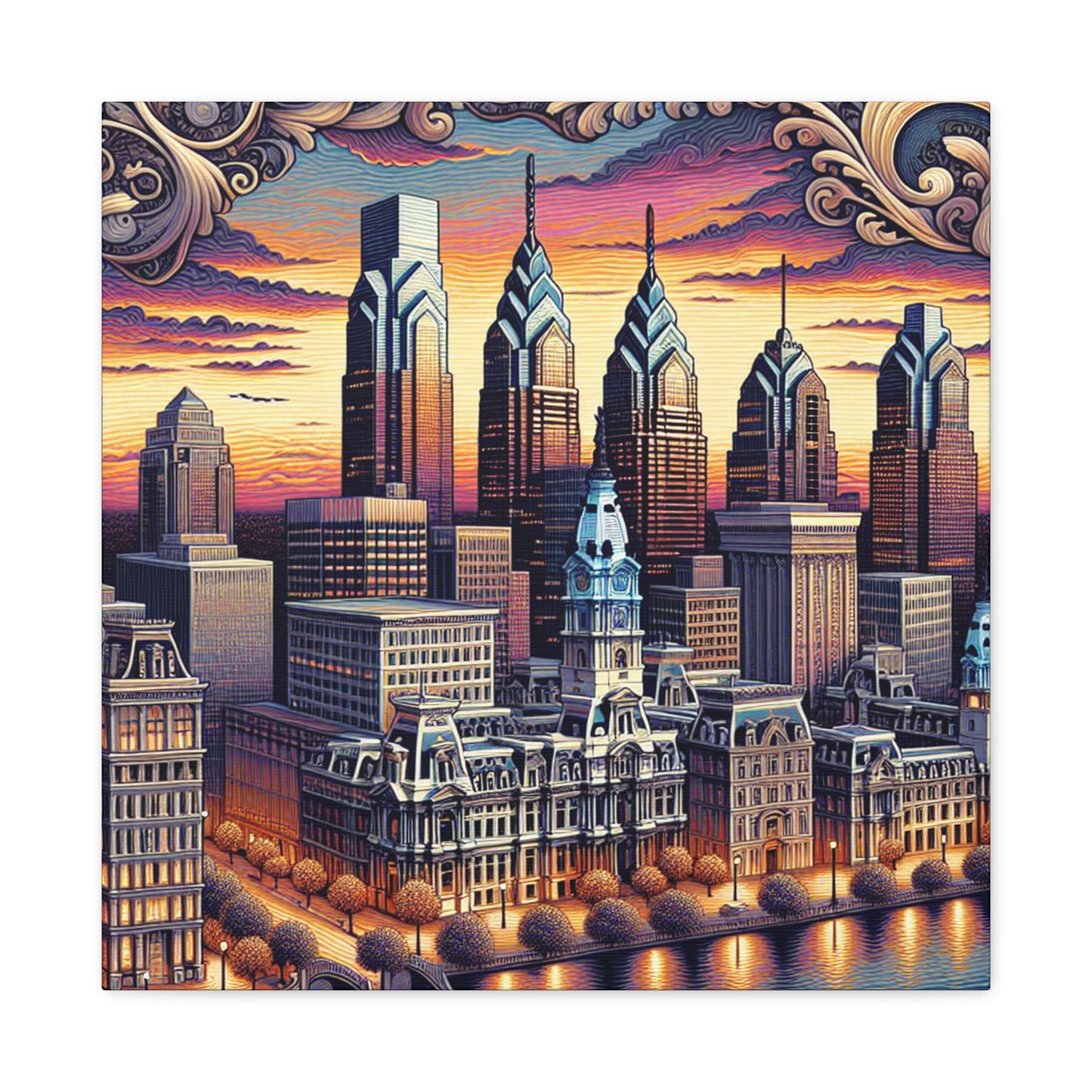 "Philly Dreamscape Unveiled" - Canvas