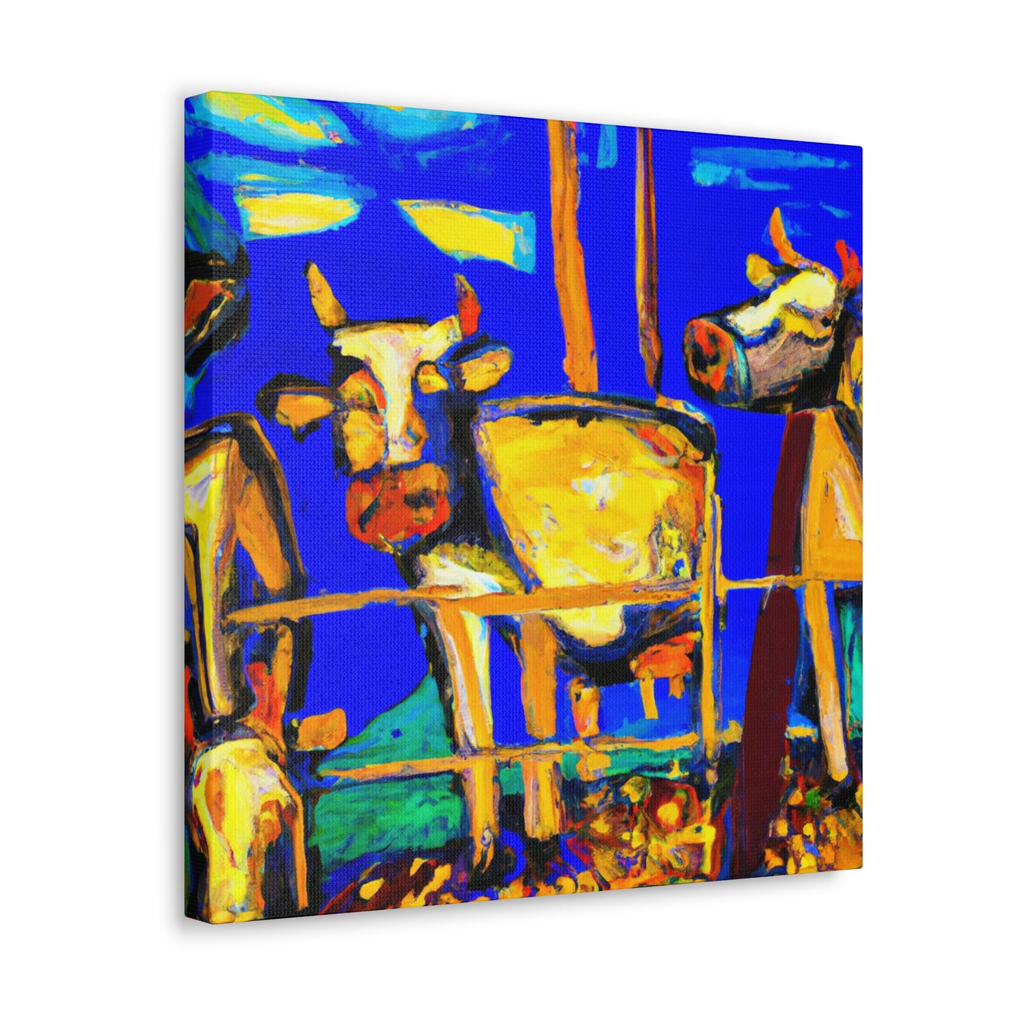 "Cow of Emotional Splendor" - Canvas