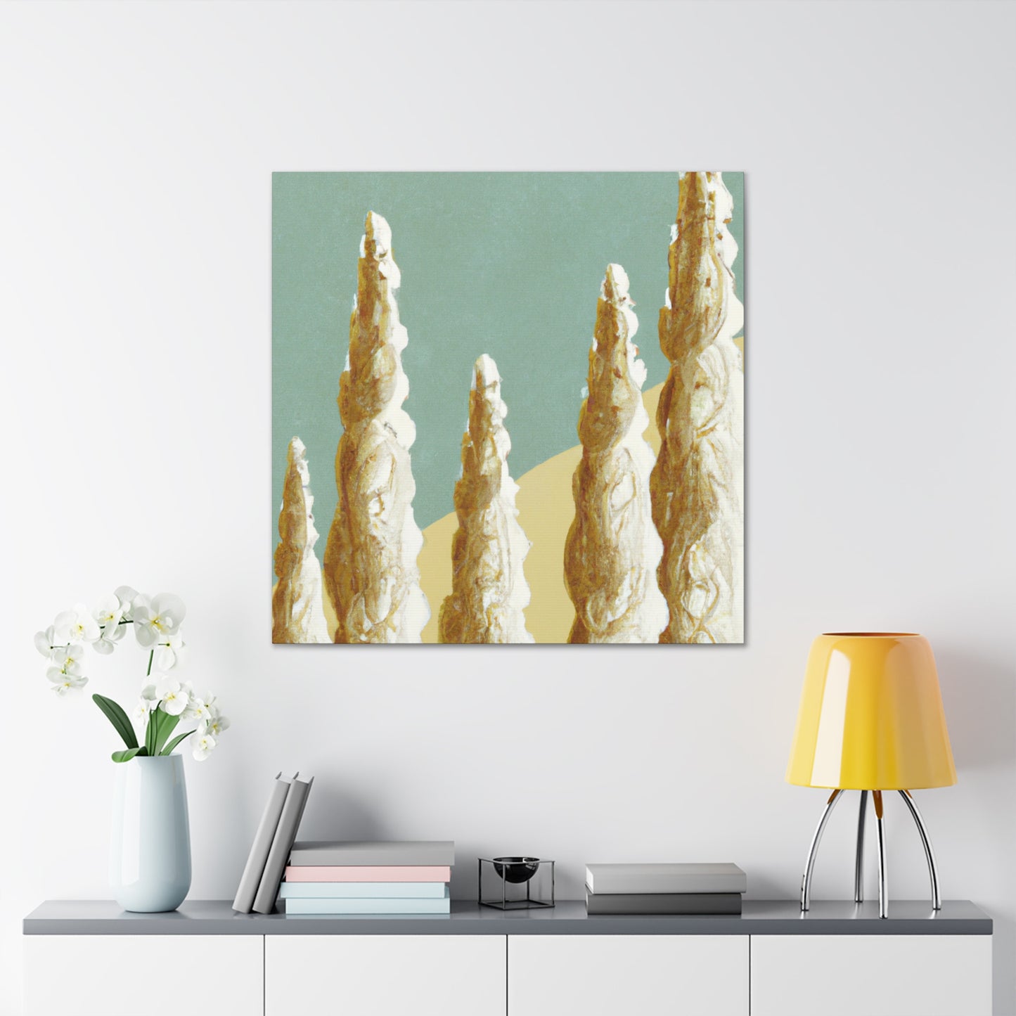 "Cypress in Moonlight" - Canvas