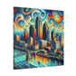 "Enigmatic Echoes of Cincinnati" - Canvas