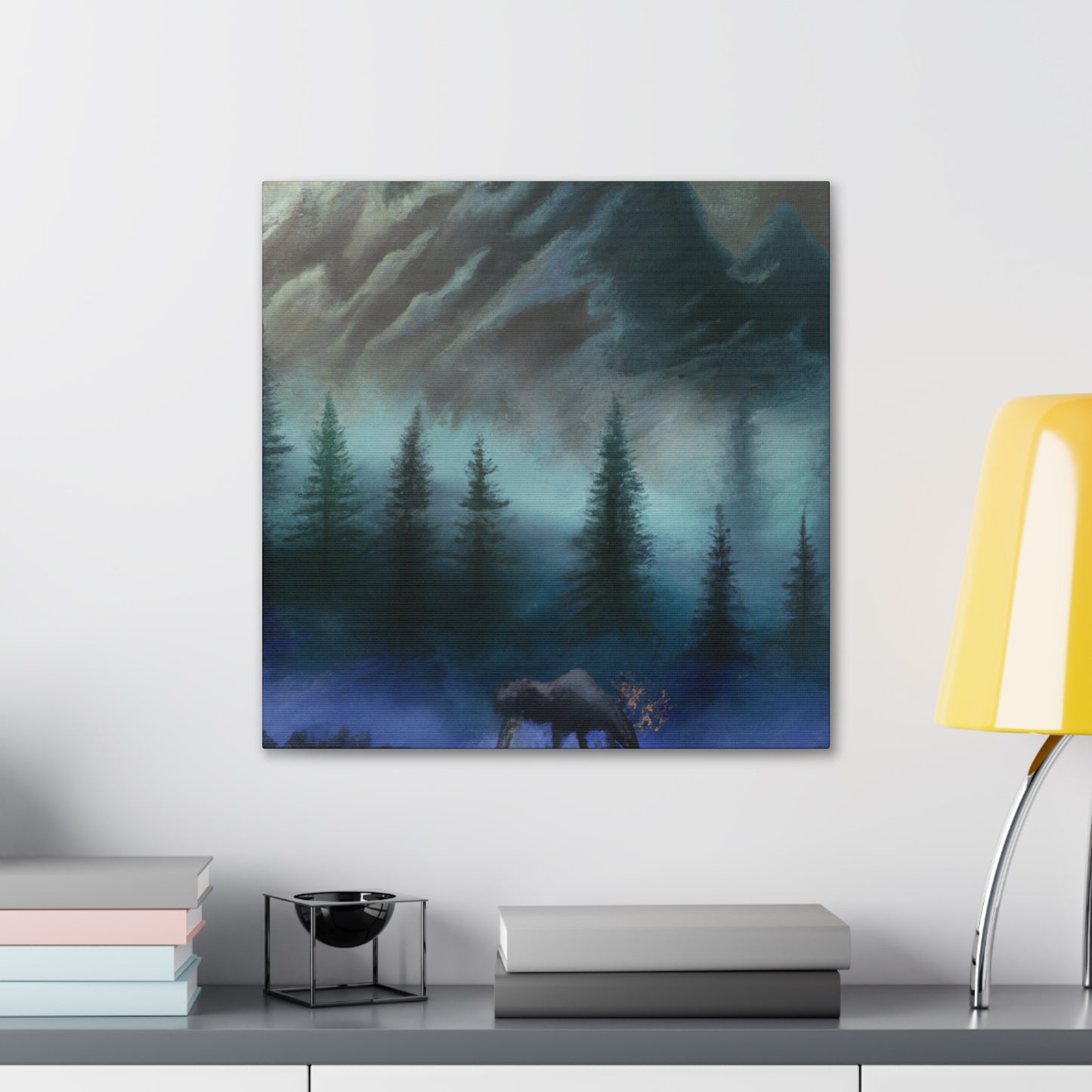 "Majestic Moose Majesty". - Canvas