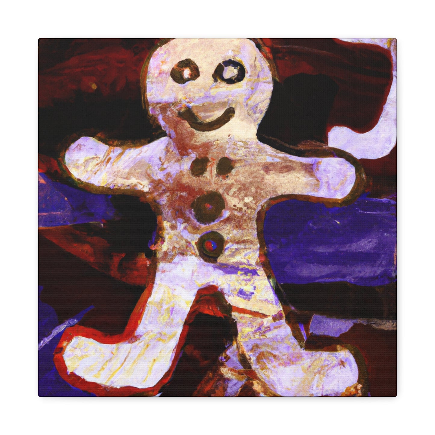 Gingerbread Man Splendor - Canvas