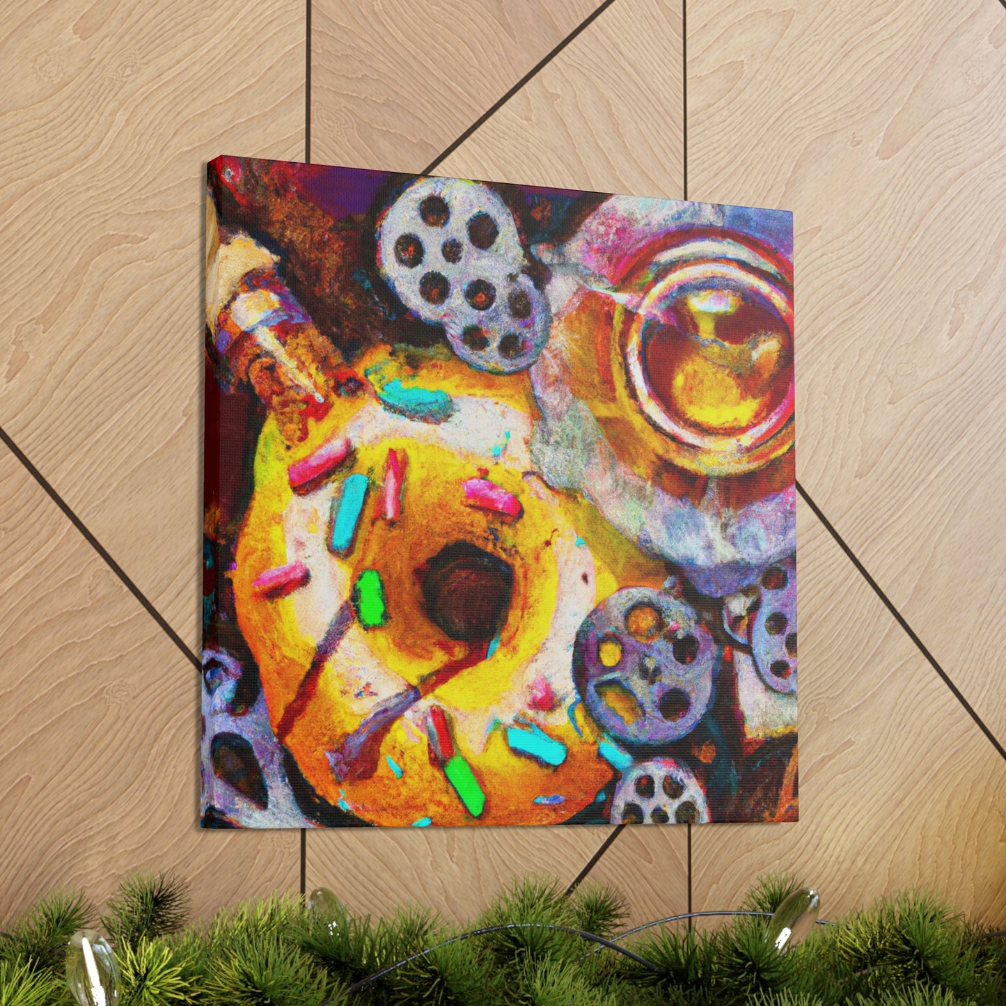 "The Clockwork Doughnut" - Canvas