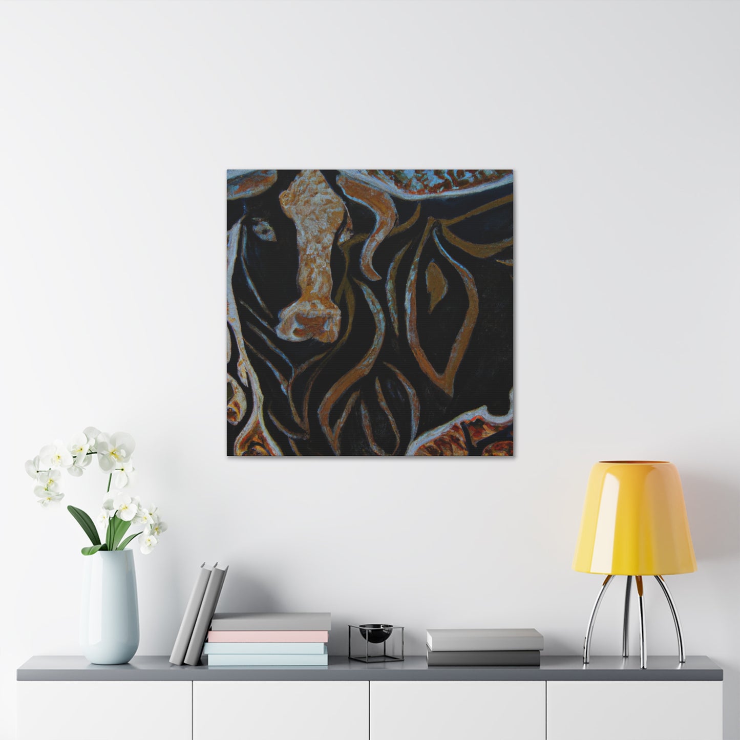 "Majestic Angus Regal Portrait" - Canvas